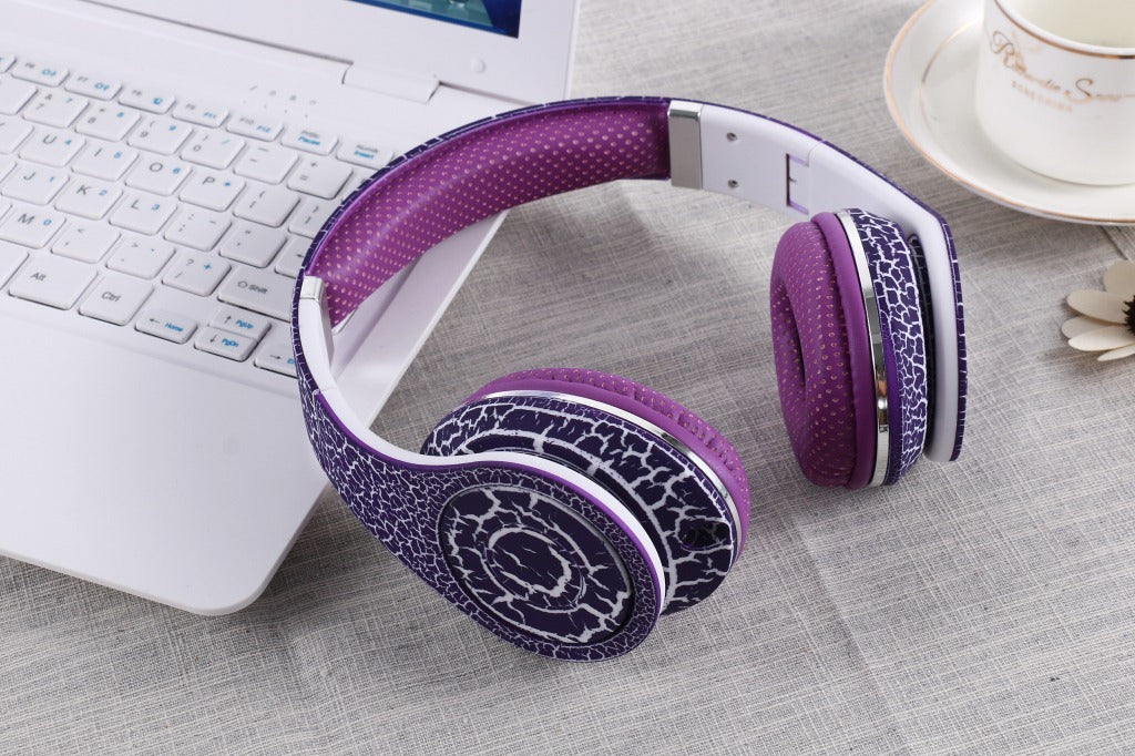 High Quality New Burst Universal Interface Foldable Headset Mobile Phone Headset With Microphone Color Fashion Headset