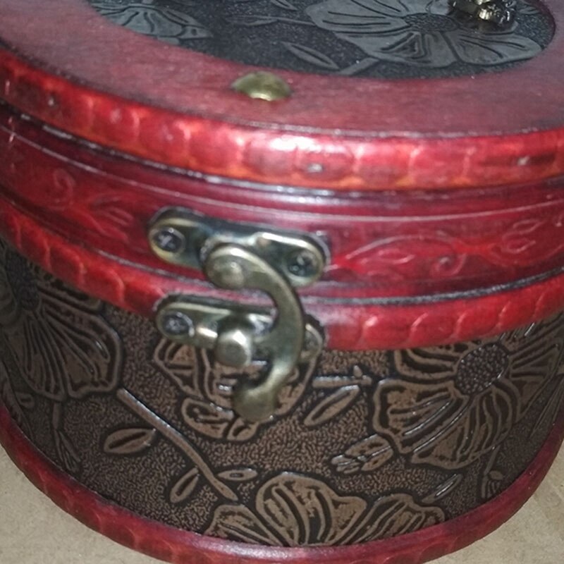 Old-Fashioned Wooden Storage Box, Jewelry and Other Small Items Creative Storage Box, Jewelry Storage Box
