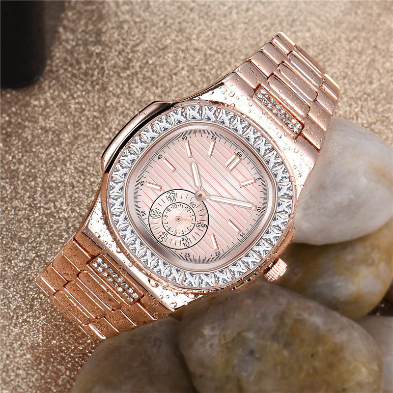 Men's Fashion Alloy  Luxury Brand Diamond Gifts Watches