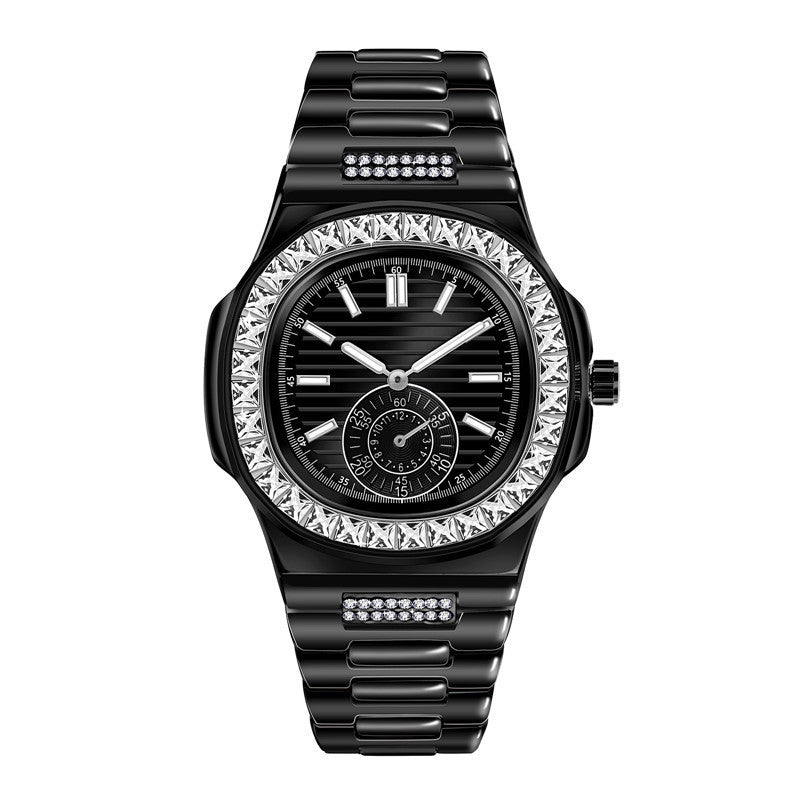 Men's Fashion Alloy  Luxury Brand Diamond Gifts Watches