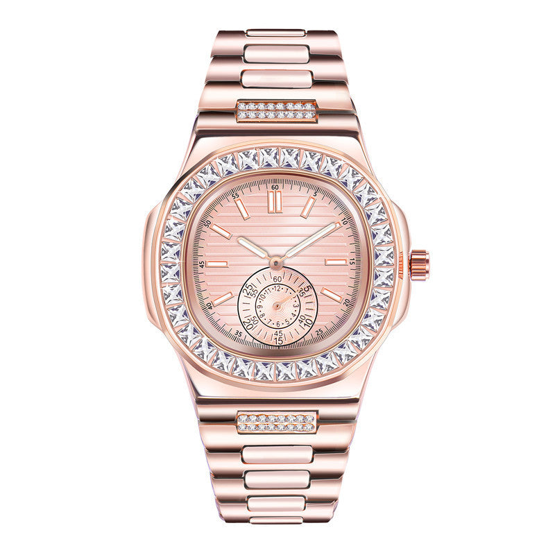 Men's Fashion Alloy  Luxury Brand Diamond Gifts Watches